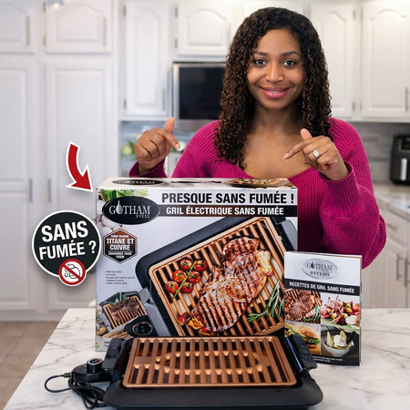 Grill d'Intérieur Toutes Saisons – Presque Sans Fumée