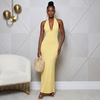Robe Longue Moulante Dos Nu « Bellissima » | L'Inédite Paris