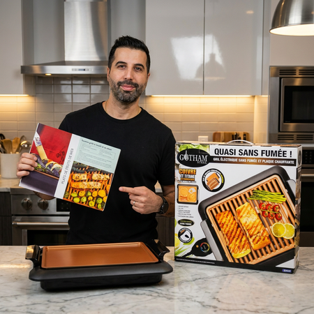 Grill d'Intérieur Toutes Saisons – Presque Sans Fumée